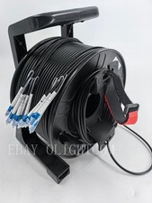 100M LC-LC Outdoor Armored Singlemode 6 Strands with Fiber Tactical Cable Reel picture