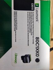 Lexmark 80C1XK0 Black Toner Cartridge Genuine Original OEM -  picture