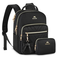 MATEIN Mini Backpack for Women, Waterproof Stylish Small-12.9 inch, Black  picture