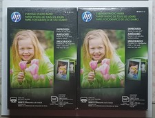 2x HP Genuine Everyday Photo Paper 100 Sheets 4x6 Glossy (200 Sheets Total) picture