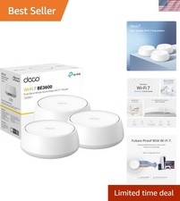 High-Speed Dual-Band Deco 7 BE23 Mesh WiFi 7 System | 3-Pack Security Features picture