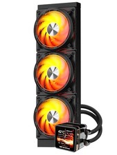darkFlash DE360 AIO ARGB 360mm LCD Display Liquid Cooler (Black) picture
