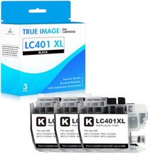 3P BLACK Print Ink fits for Brother LC401 MFC-J1010DW MFC-J1012DW MFC-J1170DW picture