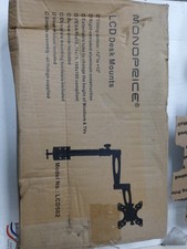 Monoprice LCD-502 Adjustable Tilting Desk Mounts open box picture