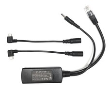PoE Texas 802.3af Splitter with MicroUSB, 5V 10W Gigabit Black picture
