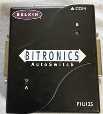 Belkin F1U125-KIT Black 2-Port Bitronics Parallel Auto Switch picture