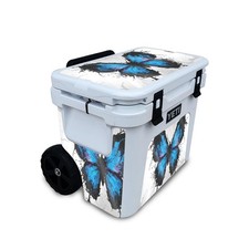 Glossy Glitter Cooler Skin Compatible with Yeti Roadie 32 Wheeled Cooler - Bu... picture