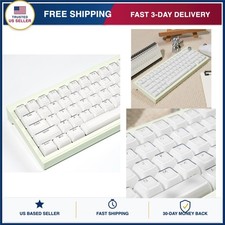Crystal Jelly Keycaps Set 135 Keys White OEM Profile Translucent Shine Through picture