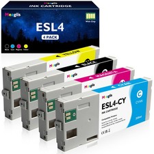 Meagiis ESL4 Ink Cartridges 220ml Compatible for Roland 220ml, BK, C, M, Y picture