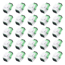 25 PCS SC APC Keystone Jack Coupler SC Simplex Single Mode Fiber Adapter picture