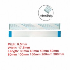 34Pin 0.5mm FFC FPC Flexible Flat Cable AWM VW-1 20624 80C 60V Connector Wire picture