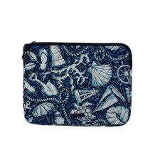 VERA BRADLEY Laptop Sleeve Case Factory Style SHORE ENOUGH Beach Coastal NWT $59 picture