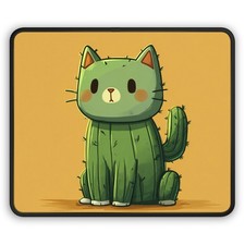 Cactus Kitten Mouse Pad | Cute Cactus Cat Gaming Mousepad picture