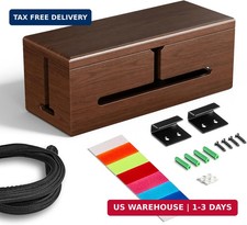 Large Cable Management Box-Stylish Wire Organizer, Wire Concealer and Wire Manag picture