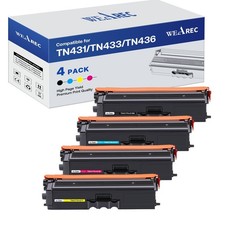 TN431 TN433 TN436 Toner 4 Pack for Brother HL-L8260CDW HL-L8360CDW MFC-L8610CDW picture