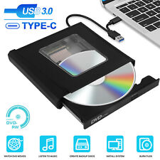 USB 3.0 Disc Player Burner Writer Slim External CD DVD Drive For Laptop PC Mac picture