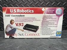 NEW US Robotics V.92 V.90 56k External Faxmodem Modem USR 5686 USR5686E picture