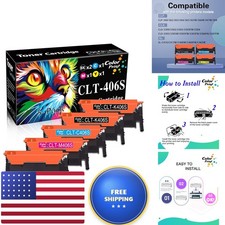 ColorPrint CLT-406S Toner Cartridge 5-Pack for Samsung (2BK, 1C, 1M, 1Y) picture
