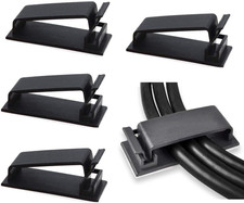 Clips Adhesivos Para Cables 50 Piezas Organizador De Cables Para PC TV Oficina picture