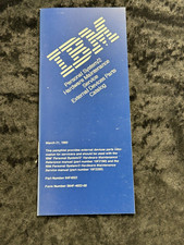 IBM Personal System2 Hardware Maintenance Service External Device First Ed. picture