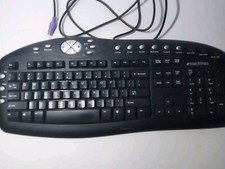 eMachines KB-0108 PS/2 Black Desktop 18 Hot Key Multimedia Keyboard picture