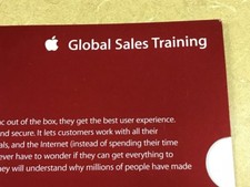 APPLE INTERNAL _VERY RARE _ Apple Computer Macintosh Global Sales Training Card picture