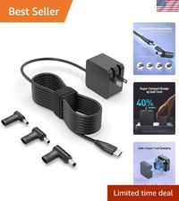 65W 45W GaN Charger Compatible with Asus Vivobook Zenbook Chromebook Laptop, ... picture