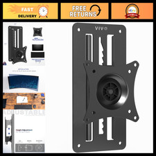 Adjustable Single Monitor Wall Mount 17-32 inch, VESA Compatible, Space-Saving D picture