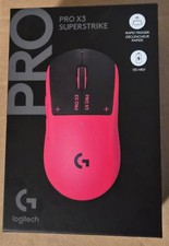 Logitech G PRO X3 SUPERSTRIKE Gaming Mouse ~  Magenta Pink ~ New In Box / Sealed picture