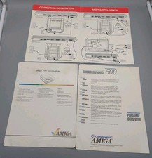VINTAGE COMMODORE 1902A  AMIGA 501  AMIGA 1010 AMIGA 500 LOT picture