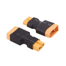 OliRC 2pcs Male XT90 XT-90 to Female XT60 XT-60 Connector Adapter(C95-2) Black picture