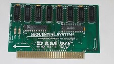VINTAGE SEQUENTIAL SYSTEMS 1984 MEMORY RAM 80 RAM80 CARD BOARD GUARANTEED #102 picture
