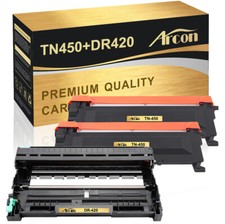2 TN450 Toner and 1 DR420 Drum Compatible with Brother HL-2240 HL 2280DW picture