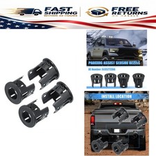 X AUTOHAUX 4x Parking Assist Sensor Bezels for Dodge Ram 1500 2014-2018 Bumper picture