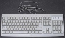Vintage Mitsumi Electronics KFKEA4XT Wired Keyboard PS/2 picture