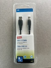STAPLES USB 2.0 Cable Connects Computer to USB Device NEW IN PACKAGE #18801 picture
