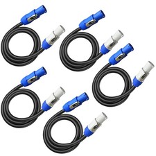 5Pack PowerCon Power Cable 12AWG PowerCon Extension Cable-3FT picture