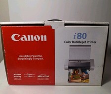 Canon i80 Digital Photo Color Bubble Inkjet Printer Power Tested Mobile Printing picture