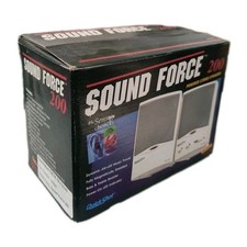 RARE NEW RETAIL VINTAGE SOUND FORCE 200 2835 COMPUTER SPEAKERS RM00-MXB36 picture
