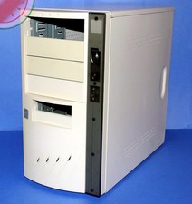 Vintage MID TOWER ATX Beige Computer PC CASE Retro Sleeper 486 Pentium YeongYang picture
