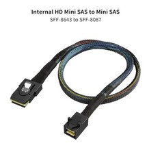 100cm CableCreation Internal Mini SAS HD Cable, 3.3FT SFF-8643 to 36Pin SFF-8087 picture