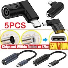 5x 100W/65W Laptop Charger Converter USB Type C Power Charging Cable Adapter picture