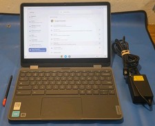 Cellular Lenovo 500e Yoga Chromebook Gen 4 Touchscreen Intel 8GB RAM 64GB + PSU picture