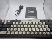 GEODMAER KM020 Wireless 2.4G Gaming Keyboard 65% Gray QWERTY PC Desktop picture