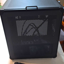 JONSBO C6-ITX Mini-ITX Handle Case Black/White Tempered Glass USB-C picture