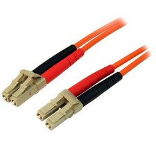 Startech 450FBLCLC2 2M OM4 FIBER OPTIC CABLE LC/LC FIBER MULTIMODE PATCH CABLE - picture