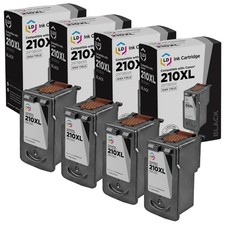 LD  Canon Reman PG-210XL Set of 4 High Yield Ink Cartridges picture