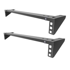 2 Pcs of 1U Vertical Wall Mount Server Rack Steel | Foldable Vertical Rack Mount picture