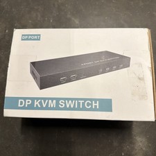 MT-VIKI 2-Port DisplayPort USB 2.0 KVM Switch 4K@60Hz Hot Plug LED Hub picture