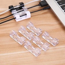 20PCS Cable Clips Self Adhesive Wire Holder Cord Organizer Tidy Home Desk picture